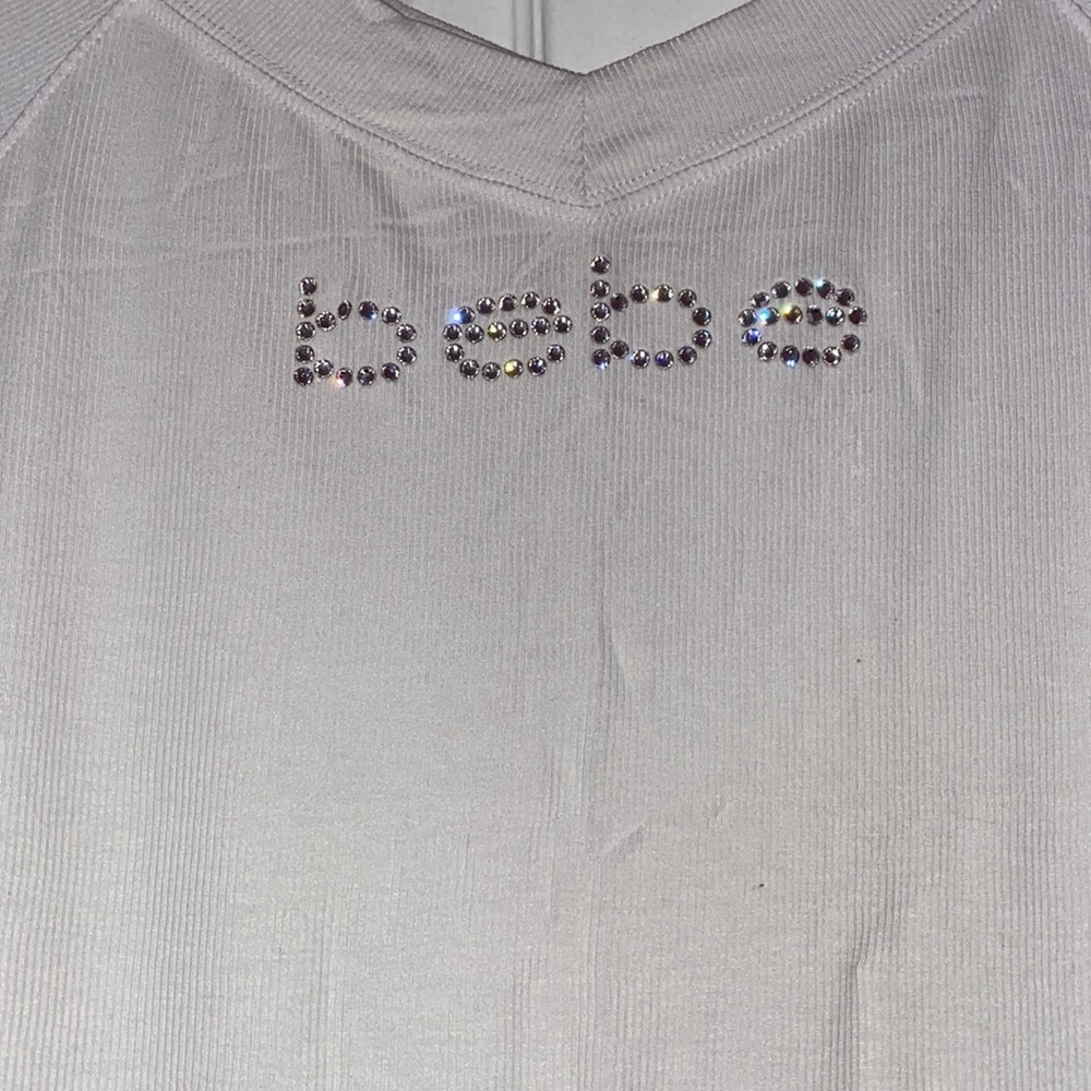 Bebe White Women's Top - Picture 2 of 2